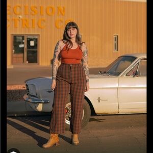 Big Bud Press Fudge Gingham Western Pant